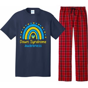 We Wear Blue And Yellow Down Syndrome Awareness Pajama Set