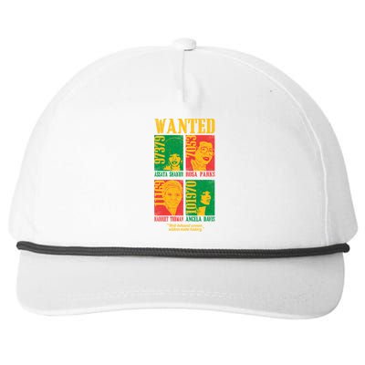 Wanted Well Behaved Cool Black History Month Gift Snapback Five-Panel Rope Hat