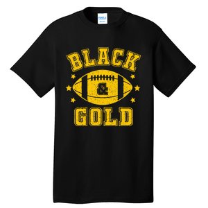 We Wear Black And Gold School Spirit Tall T-Shirt