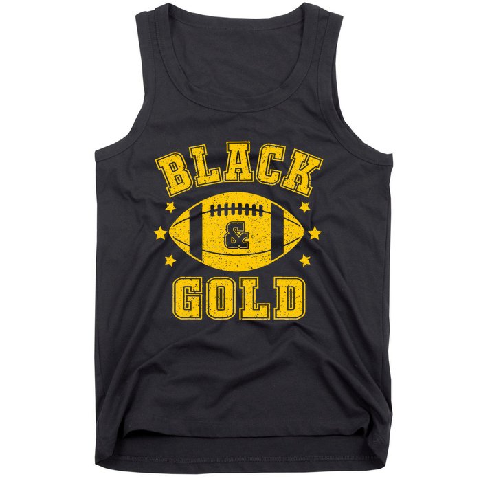 We Wear Black And Gold School Spirit Tank Top