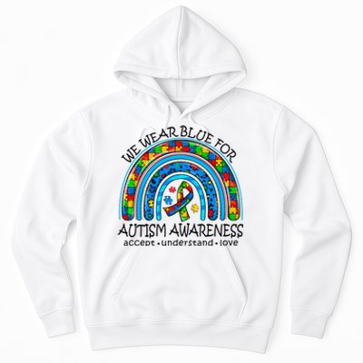 We Wear Blue For Autism Awareness Hoodie