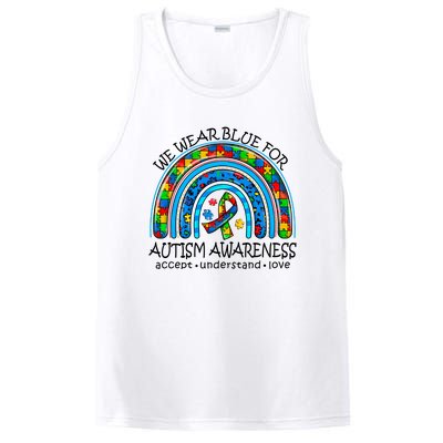 We Wear Blue For Autism Awareness PosiCharge Competitor Tank