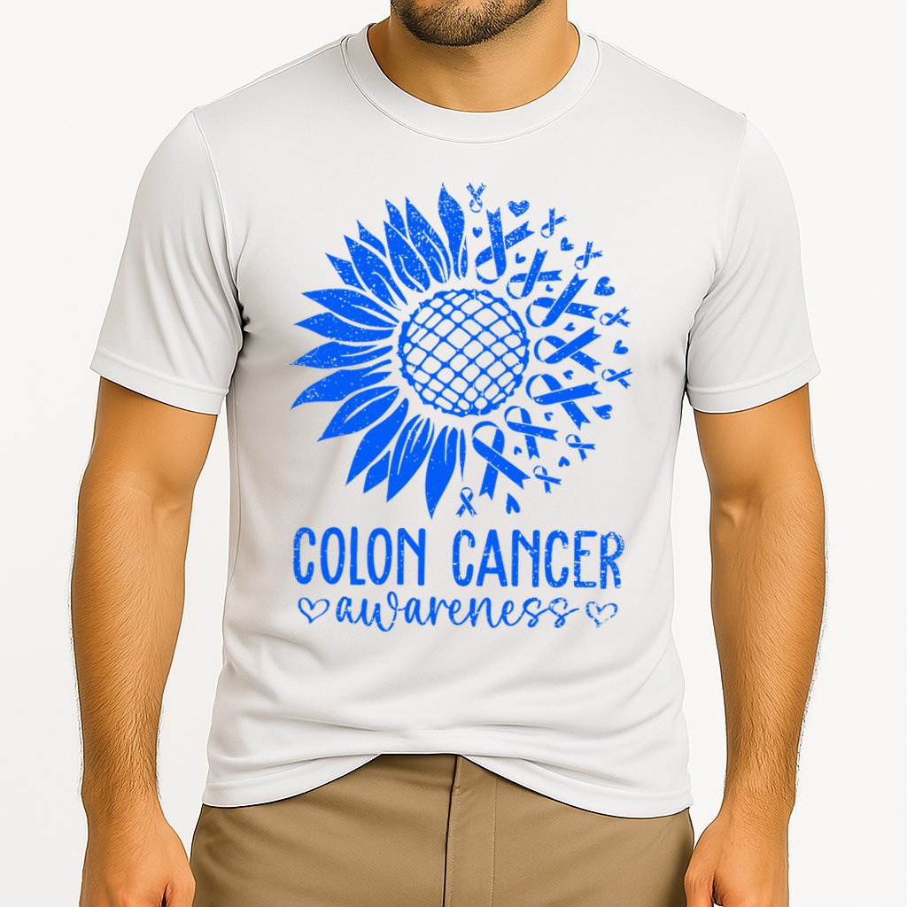 We Wear Blue Colon Cancer Awareness Colorectal Cancer Month Cooling Performance Crew T-Shirt