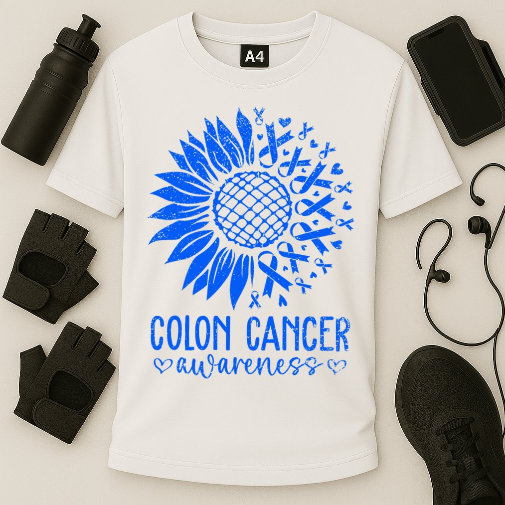 We Wear Blue Colon Cancer Awareness Colorectal Cancer Month Cooling Performance Crew T-Shirt