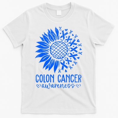 We Wear Blue Colon Cancer Awareness Colorectal Cancer Month T-Shirt