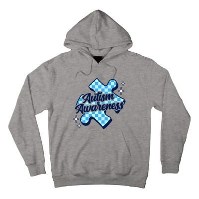 We Wear Blue For Autism Awareness Tall Hoodie