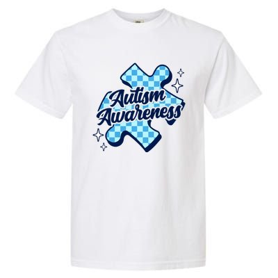 We Wear Blue For Autism Awareness Garment-Dyed Heavyweight T-Shirt