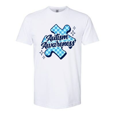 We Wear Blue For Autism Awareness Softstyle CVC T-Shirt