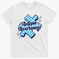 We Wear Blue For Autism Awareness T-Shirt