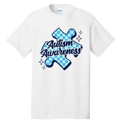 We Wear Blue For Autism Awareness Tall T-Shirt