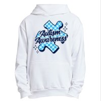 We Wear Blue For Autism Awareness Urban Pullover Hoodie