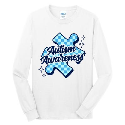 We Wear Blue For Autism Awareness Tall Long Sleeve T-Shirt