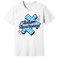 We Wear Blue For Autism Awareness Premium T-Shirt