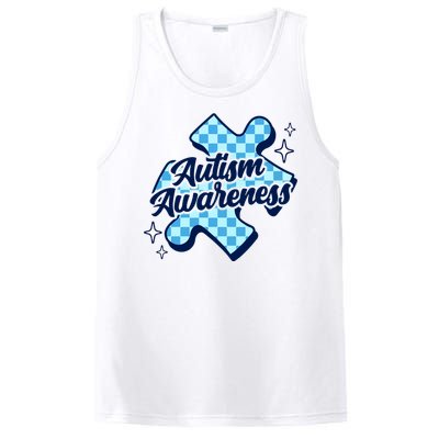 We Wear Blue For Autism Awareness PosiCharge Competitor Tank