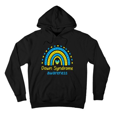 We Wear Blue And Yellow Down Syndrome Awareness Hoodie