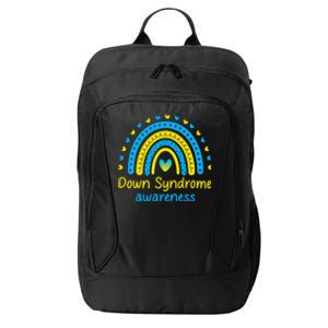 We Wear Blue And Yellow Down Syndrome Awareness City Backpack