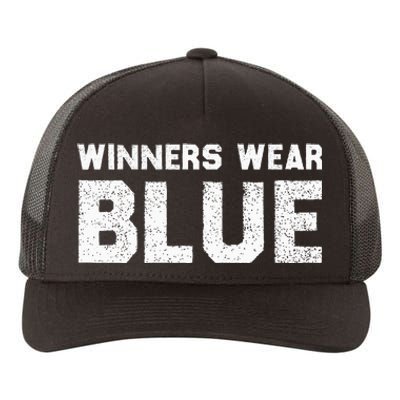 Winners Wear Blue Spirit Wear Team Game Color War Yupoong Adult 5-Panel Trucker Hat