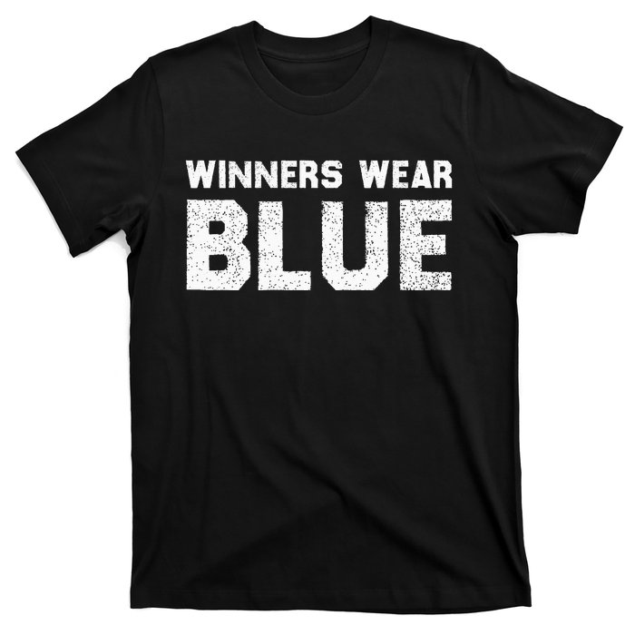 Winners Wear Blue Spirit Wear Team Game Color War T-Shirt