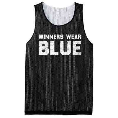 Winners Wear Blue Spirit Wear Team Game Color War Mesh Reversible Basketball Jersey Tank