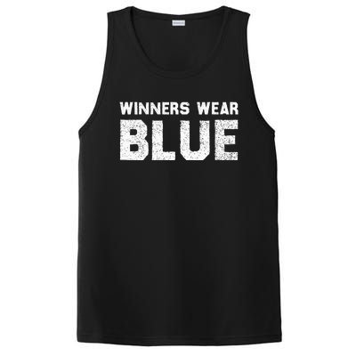 Winners Wear Blue Spirit Wear Team Game Color War PosiCharge Competitor Tank