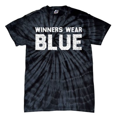 Winners Wear Blue Spirit Wear Team Game Color War Tie-Dye T-Shirt