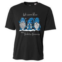 We Wear Blue For Diabetes Awareness Gnomes T1D Cooling Performance Crew T-Shirt