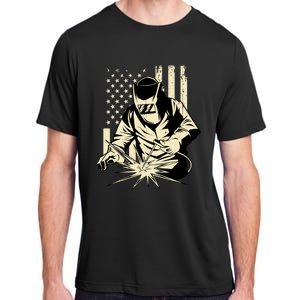 Welder Welding Blacksmith Metal Worker Fabricator Adult ChromaSoft Performance T-Shirt