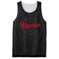 Wisconsin Wi Badger State YouRe Among Friends In Wisconsin Mesh Reversible Basketball Jersey Tank