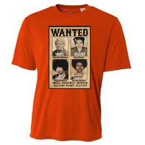 Wanted Well Behaved Seldom Make History Cool Gift Cooling Performance Crew T-Shirt