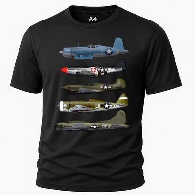 Ww2 Warplane Bgreat Gift17 P51 Mustang F4u Corsair P40 Warhawk Gift Performance Shirt