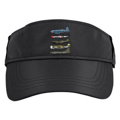 Ww2 Warplane Bgreat Gift17 P51 Mustang F4u Corsair P40 Warhawk Gift Adult Drive Performance Visor
