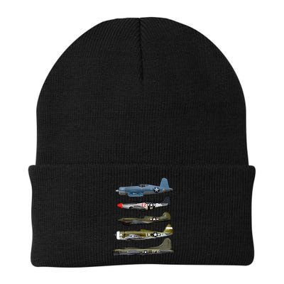 Ww2 Warplane Bgreat Gift17 P51 Mustang F4u Corsair P40 Warhawk Gift Beanie