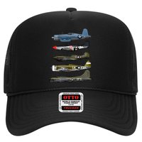 Ww2 Warplane Bgreat Gift17 P51 Mustang F4u Corsair P40 Warhawk Gift Trucker Hat