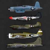 Ww2 Warplane Bgreat Gift17 P51 Mustang F4u Corsair P40 Warhawk Gift Trucker Hat