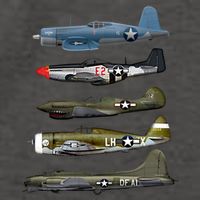 Ww2 Warplane Bgreat Gift17 P51 Mustang F4u Corsair P40 Warhawk Gift Vector Backpack