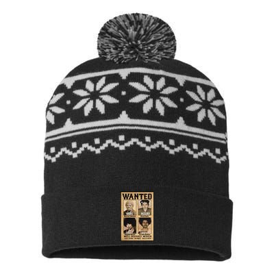 Wanted Well Behaved Women Seldom Make History USA-Made Snowflake Beanie