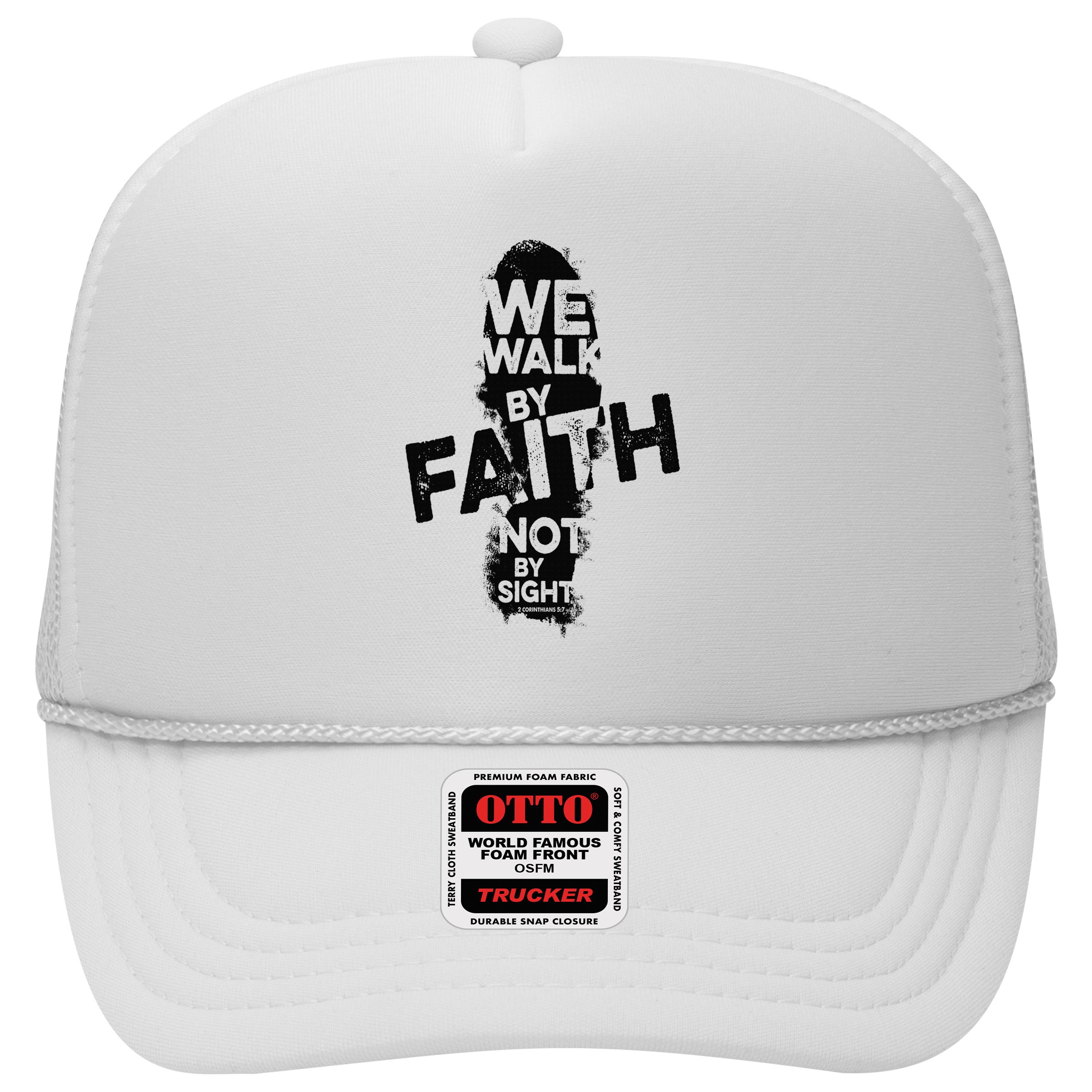 We Walk By Faith Not By Sight Christian Faith in God Vintage Hat