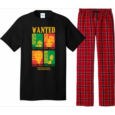 Wanted Well Behaved Cool Black History Month Gift Meaningful Gift Pajama Set