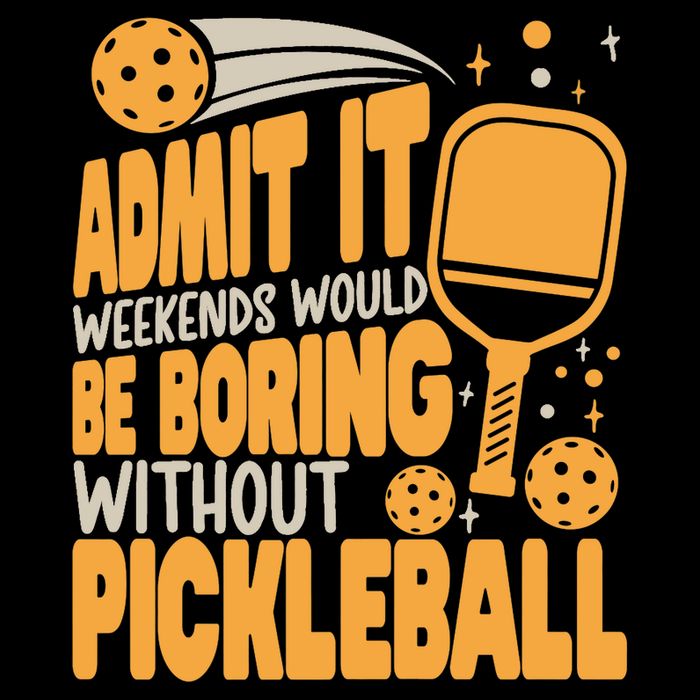 Weekends Would Be Boring Without Pickleball Player Premium Backpack