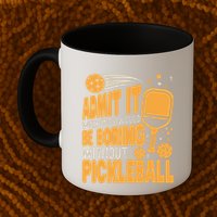 Weekends Would Be Boring Without Pickleball Player Premium Mug