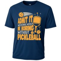 Weekends Would Be Boring Without Pickleball Player Premium Performance Shirt