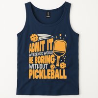 Weekends Would Be Boring Without Pickleball Player Premium Tank Top