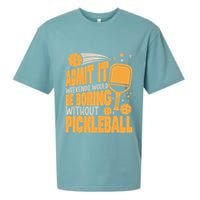 Weekends Would Be Boring Without Pickleball Player Premium Sueded Cloud Jersey T-Shirt