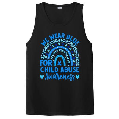 We Wear Blue Child Abuse Prevention Child Abuse Awareness PosiCharge Competitor Tank