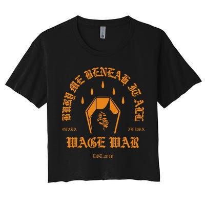 Wage War Bury Me Crop Top