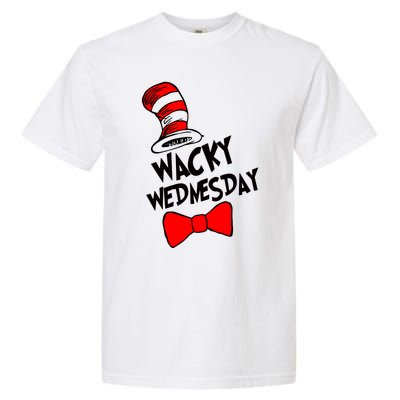 Wacky Wednesday Cat In Hat Garment-Dyed Heavyweight T-Shirt