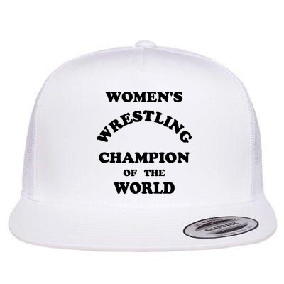Women's Wrestling Champion Of The World Flatbill Hat