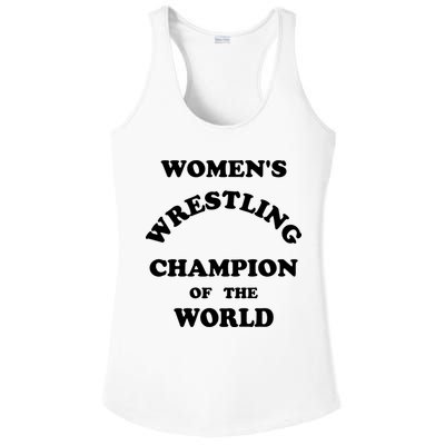 Women's Wrestling Champion Of The World Ladies PosiCharge Competitor Racerback Tank