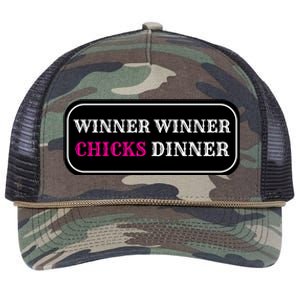 Winner Winner Chicks Dinner Retro Rope Trucker Hat Cap