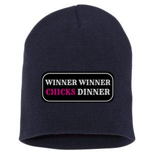 Winner Winner Chicks Dinner Short Acrylic Beanie